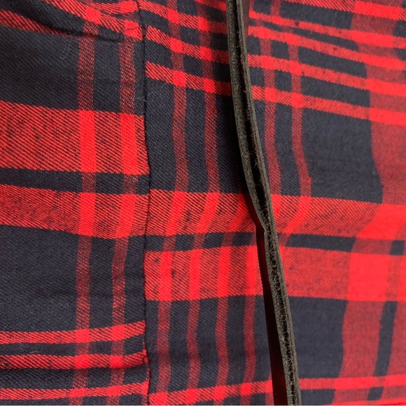 Simons Twik Red/Navy Plaid Mini Dress | Medium - Picture 3 of 3